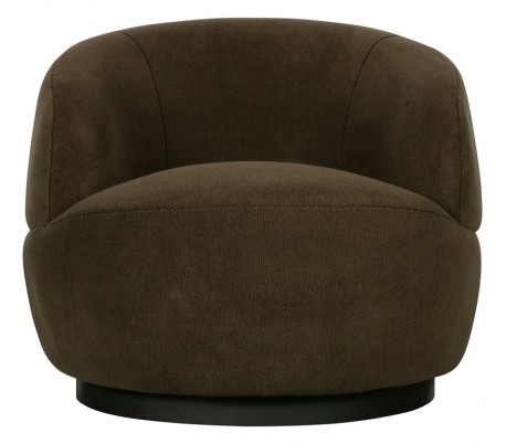 Rotérbar lænestol i polyester H71 cm - Natur