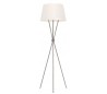 Penny Tripod Gulvlampe H139,7 cm 1 x E27 - Poleret nikkel/Hvid