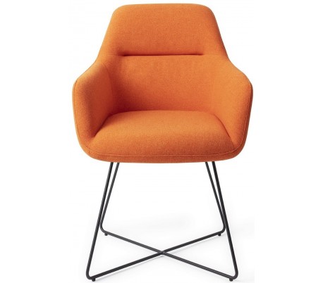 2 x Kinko Spisebordsstole H84 cm polyester - Sort/Jægergrøn