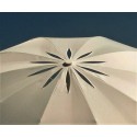 Maffei Bea parasol i polyester og stål Ø250 cm - Hvid