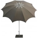 Maffei Bea parasol i polyester og stål Ø250 cm - Natur