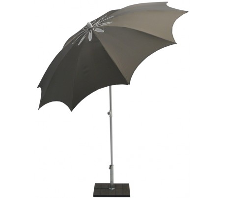 Maffei Bea parasol i polyester og stål Ø250 cm - Natur