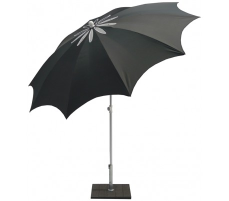 Maffei Bea parasol i polyester og stål Ø250 cm - Taupe