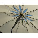 Maffei Bea parasol i polyester og stål Ø250 cm - Natur