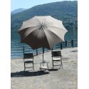 Maffei Bea parasol i polyester og stål Ø200 cm - Natur