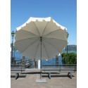 Maffei Allegro parasol i polyester og stål Ø200 cm - Blå