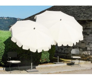 Maffei Allegro parasol i polyester og stål Ø280 cm - Hvid 2