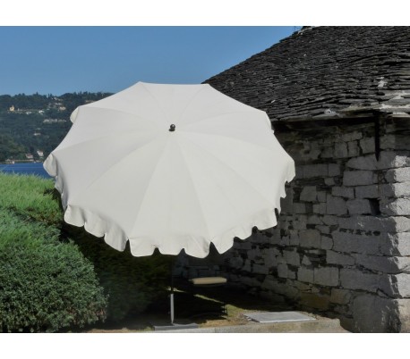 Maffei Allegro parasol i polyester og stål Ø280 cm - Hvid