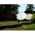 Maffei Allegro parasol i polyester og stål Ø280 cm - Natur