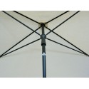 Maffei Allegro parasol i polyester og stål 200 x 200 cm - Natur