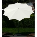 Maffei Estrella parasol i polyester og stål Ø250 cm - Natur