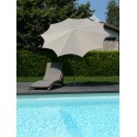 Maffei Estrella parasol i polyester og stål Ø250 cm - Natur