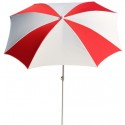 Maffei Malta parasol i polyester og stål Ø200 cm - Hvid/Blå