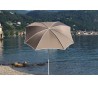 Maffei Malta parasol i polyester og stål Ø200 cm - Taupe