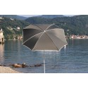 Maffei Malta parasol i polyester og stål Ø200 cm - Taupe