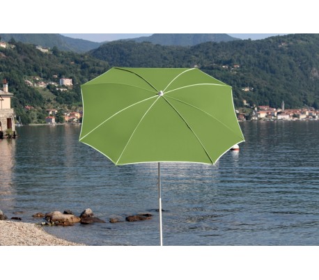 Maffei Malta parasol i polyester og stål Ø200 cm - Rød