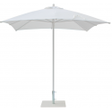 Maffei Malta parasol i polyester og stål Ø200 cm - Rød