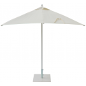 Maffei Kronos parasol i polyester og aluminium 225 x 225 cm - Hvid