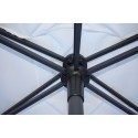 Maffei Kronos parasol i polyester og aluminium 225 x 225 cm - Hvid