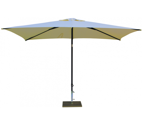 Maffei Kronos parasol i polyester og aluminium 200 x 300 cm - Hvid