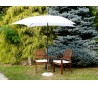 Maffei Kronos parasol i polyester og stål 200 x 200 cm - Hvid