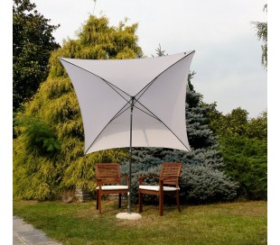 Maffei Kronos parasol i polyester og aluminium 200 x 300 cm - Hvid 2