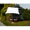 Maffei Kronos parasol i polyester og aluminium 200 x 300 cm - Hvid