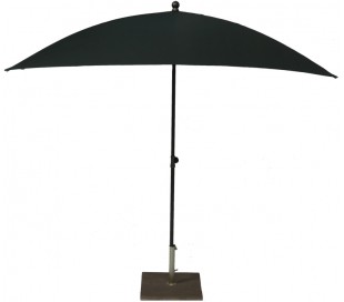 Maffei Kronos parasol i polyester og stål 200 x 200 cm - Rød 2