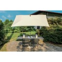 Maffei Kronos parasol i polyester og stål 200 x 200 cm - Natur