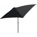 Maffei Kronos parasol i polyester og stål 240 x 150 cm - Natur