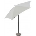 Maffei Kronos parasol i polyester og stål 240 x 150 cm - Antracit
