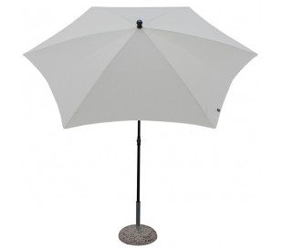 Maffei Kronos parasol i polyester og stål 240 x 150 cm - Antracit