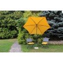 Maffei Kronos parasol i polyester og stål Ø250 cm - Natur