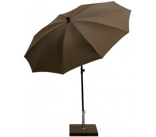 Maffei Kronos parasol i polyester og stål Ø200 cm - Rød 2