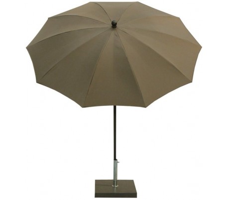 Maffei Kronos parasol i polyester og stål Ø200 cm - Rød
