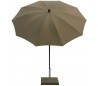 Maffei Kronos parasol i polyester og stål Ø200 cm - Taupe