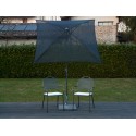 Maffei Pool parasol i batyline og stål 180 x 180 cm - Hvid