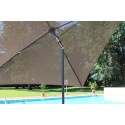 Maffei Pool parasol i batyline og stål 180 x 180 cm - Sort