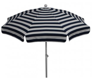 Maffei Superalux parasol i dralon og aluminium Ø200 cm - Hvid/Orange