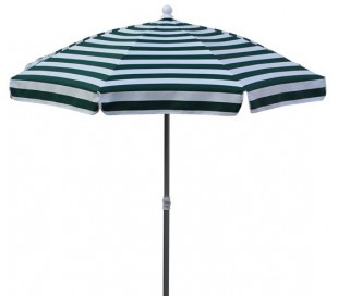 Maffei Superalux parasol i dralon og aluminium Ø200 cm - Hvid/Taupe