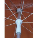 Maffei Superalux parasol i dralon og aluminium Ø200 cm - Hvid/Orange