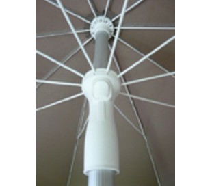 Maffei Superalux parasol i dralon og aluminium Ø200 cm - Orange 2