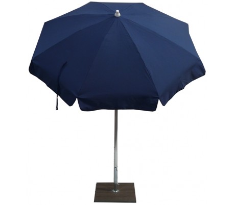 Maffei Kronos parasol i polyester og stål Ø200 cm - Blå