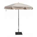 Maffei Alux parasol i polyester og aluminium Ø200 cm - Blå