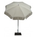 Maffei Alux parasol i polyester og aluminium Ø200 cm - Blå