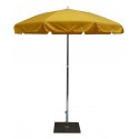 Maffei Alux parasol i polyester og aluminium Ø200 cm - Natur