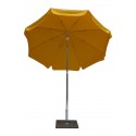Maffei Alux parasol i polyester og aluminium Ø200 cm - Natur