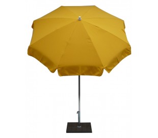 Maffei Alux parasol i polyester og aluminium Ø200 cm - Natur