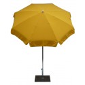 Maffei Alux parasol i polyester og aluminium Ø200 cm - Natur