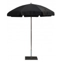 Maffei Alux parasol i polyester og aluminium Ø200 cm - Gul